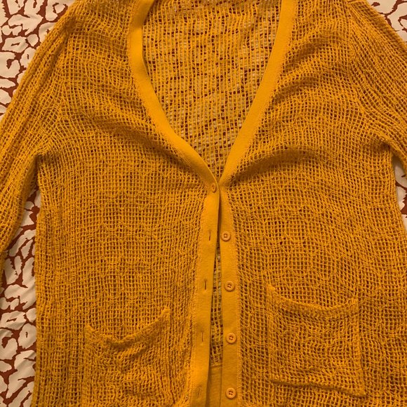 Free People Sweaters - Marigold Free People Beach Summer Cardigan